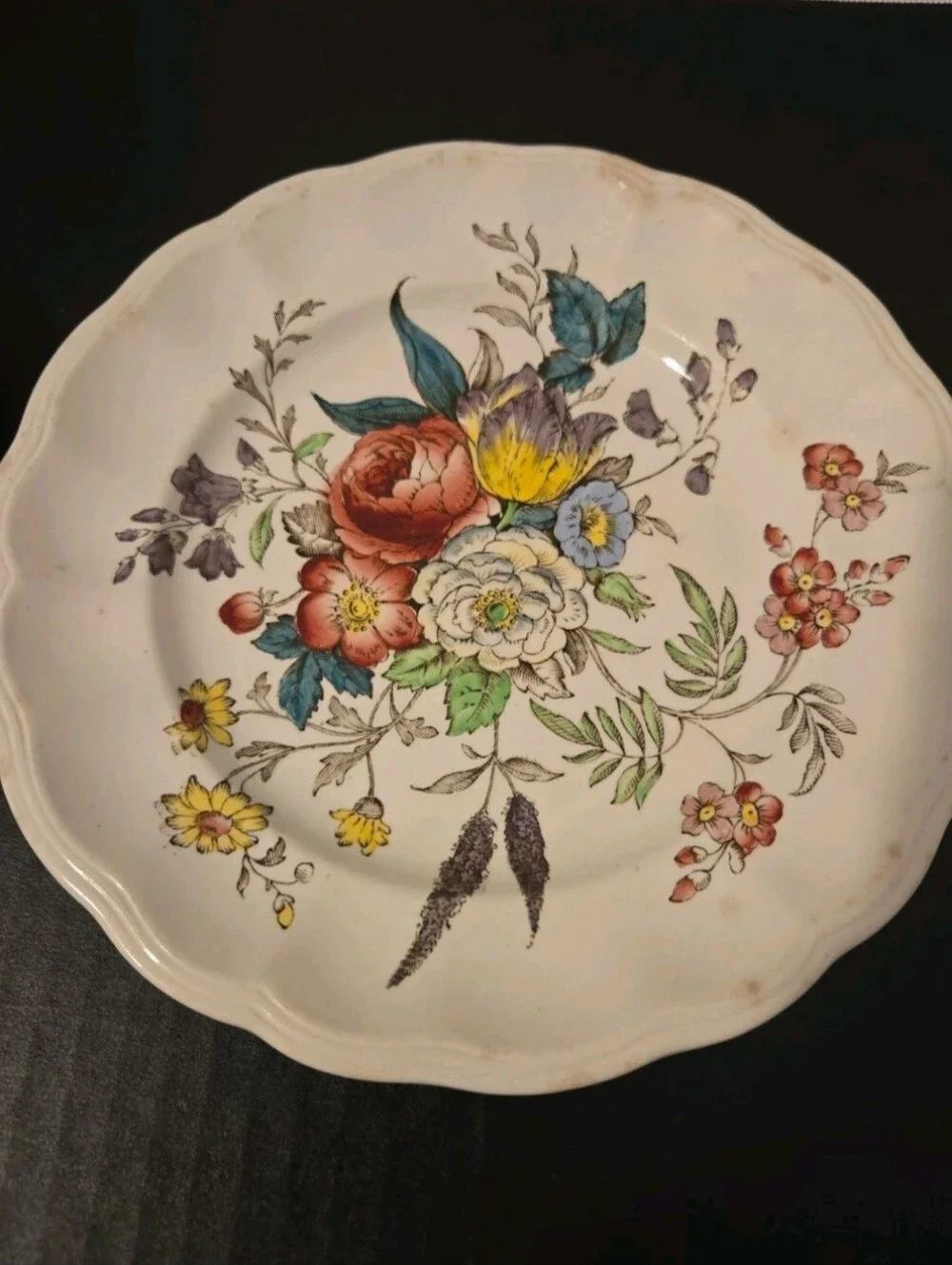 Copeland Spode Salad/Dessert Plates Lot Of 2 Floral Gainsborough England
